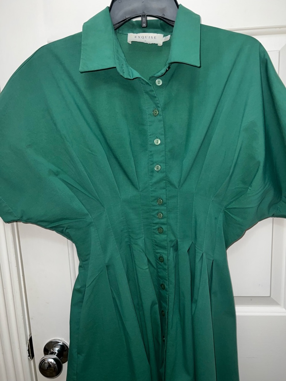 Tobie Shirt Dress by Exquise with Cinched Waist - Picture 13 of 16